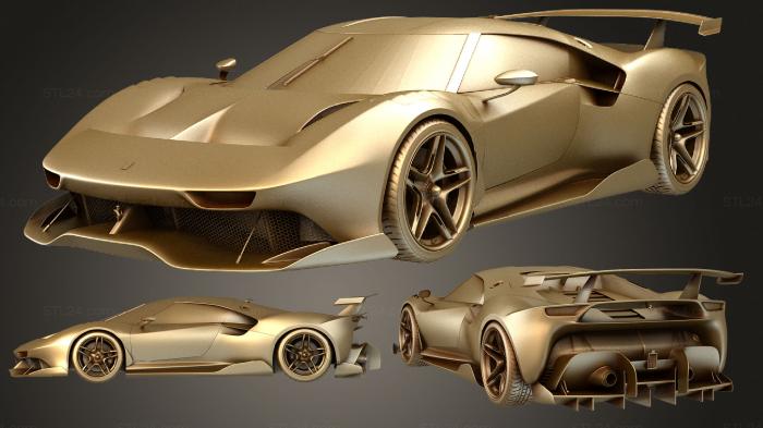 Vehicles (Ferrari P80C 2019, CARS_1411) 3D models for cnc